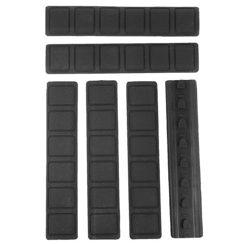 Pack black keymod rail - 6,